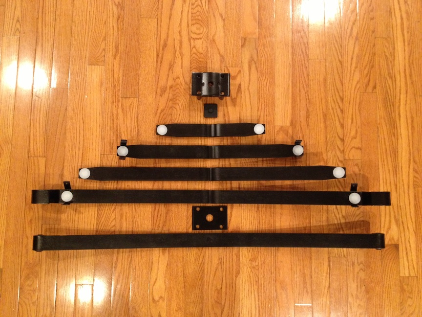 swing spring diassembled w/ new thrust buttons