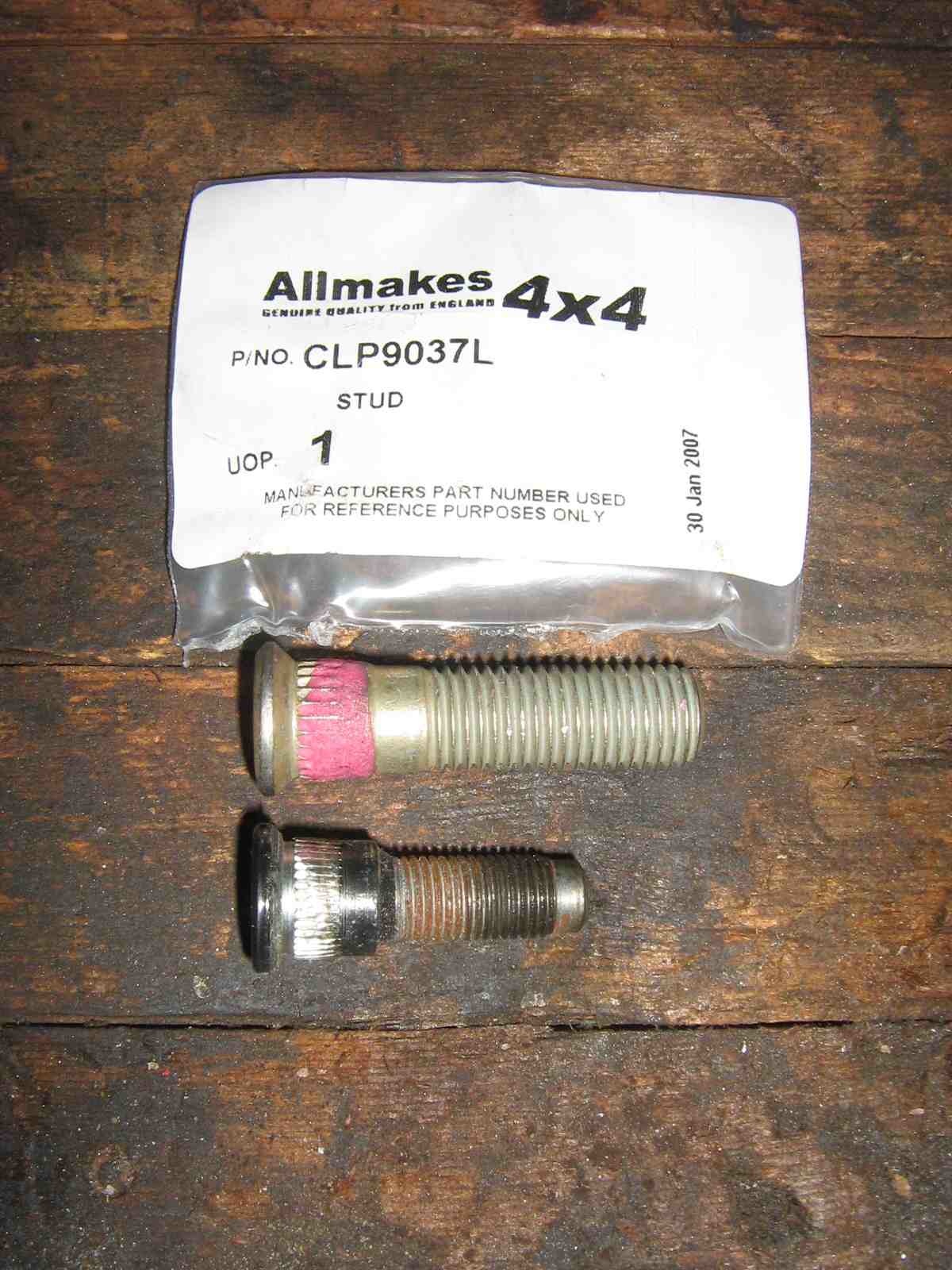 Britpart LR Freelander Wheel Nut Stud – 96-06, CLP9037L – Made In UK